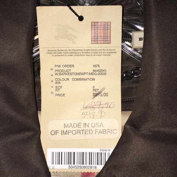 burberry tags of authenticity